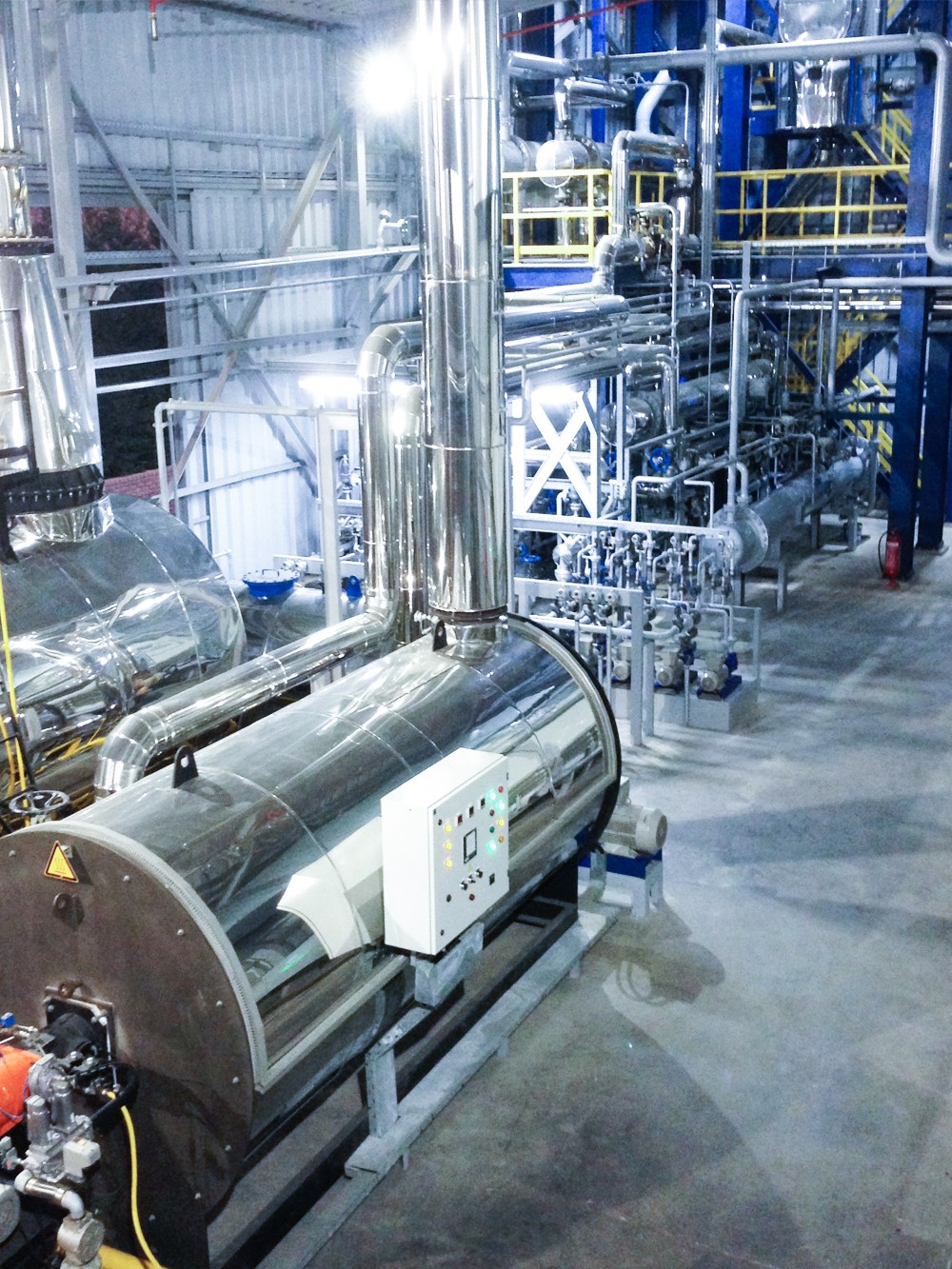 Greece, Piraeus. Petroleum and Marine Waste recycling Unit